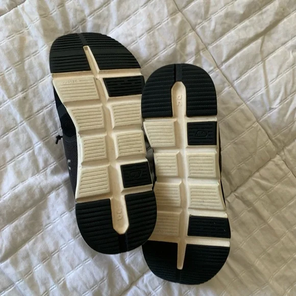 On Running women Black and White Sneakers - Picture 7 of 8